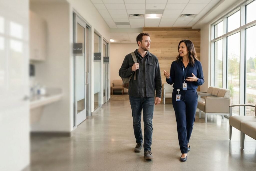 Adult entering a modern opioid treatment program for methadone treatment